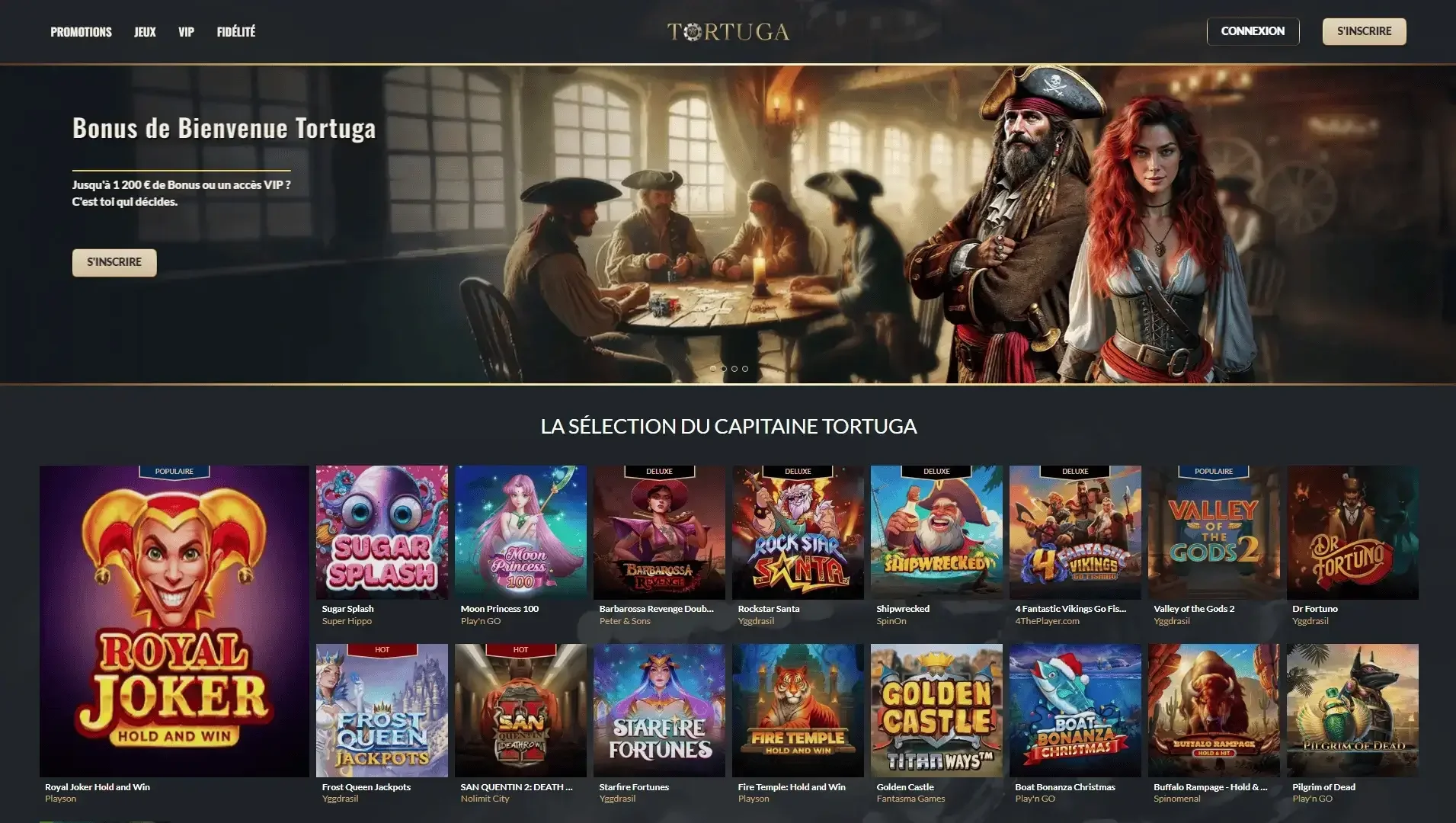 Aperçu de Tortuga Casino